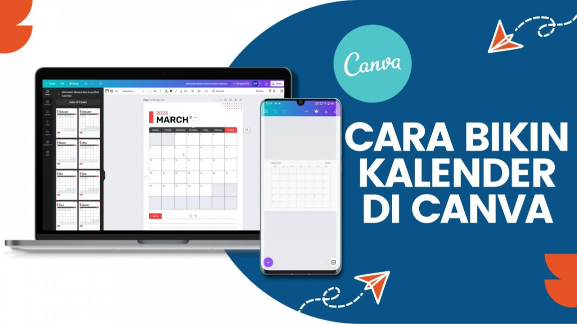 Cara Membuat Kalender Sendiri Secara Online Lewat Canva