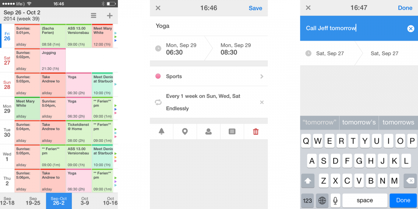 Comment: what's the best calendar app for iphone? tomac