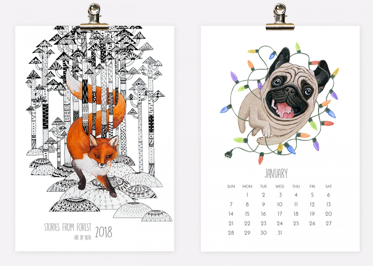 Creative  Calendar Designs For Your Inspiration