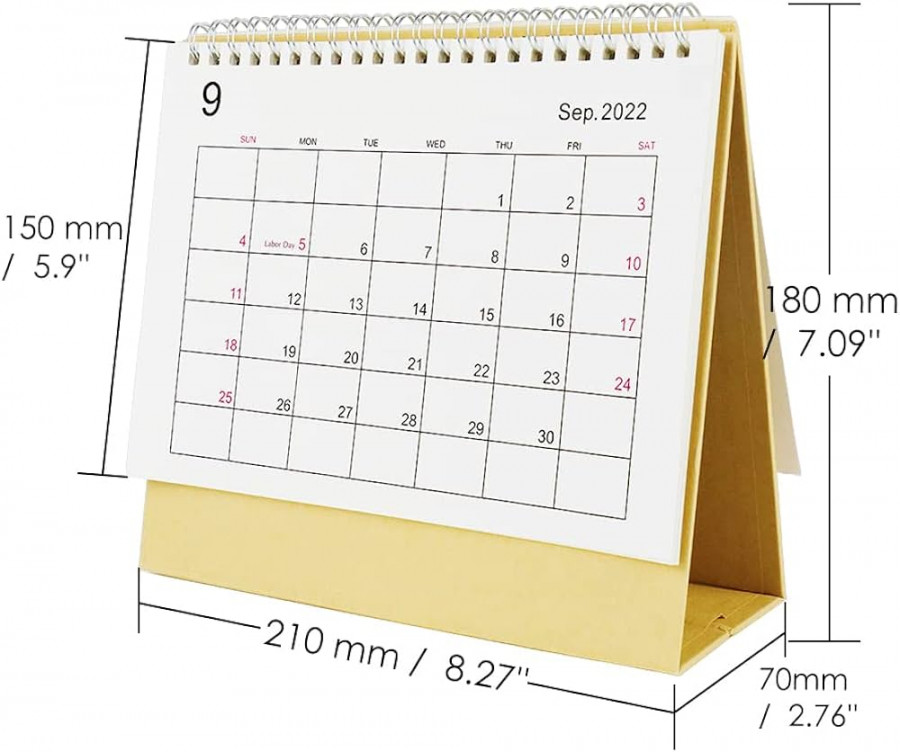 Desk Stand Up Calendar Monthly Scheduler Table Planner Wirebound  Simple Calendars Covered  See more  Desk Stand Up Calendar Monthly