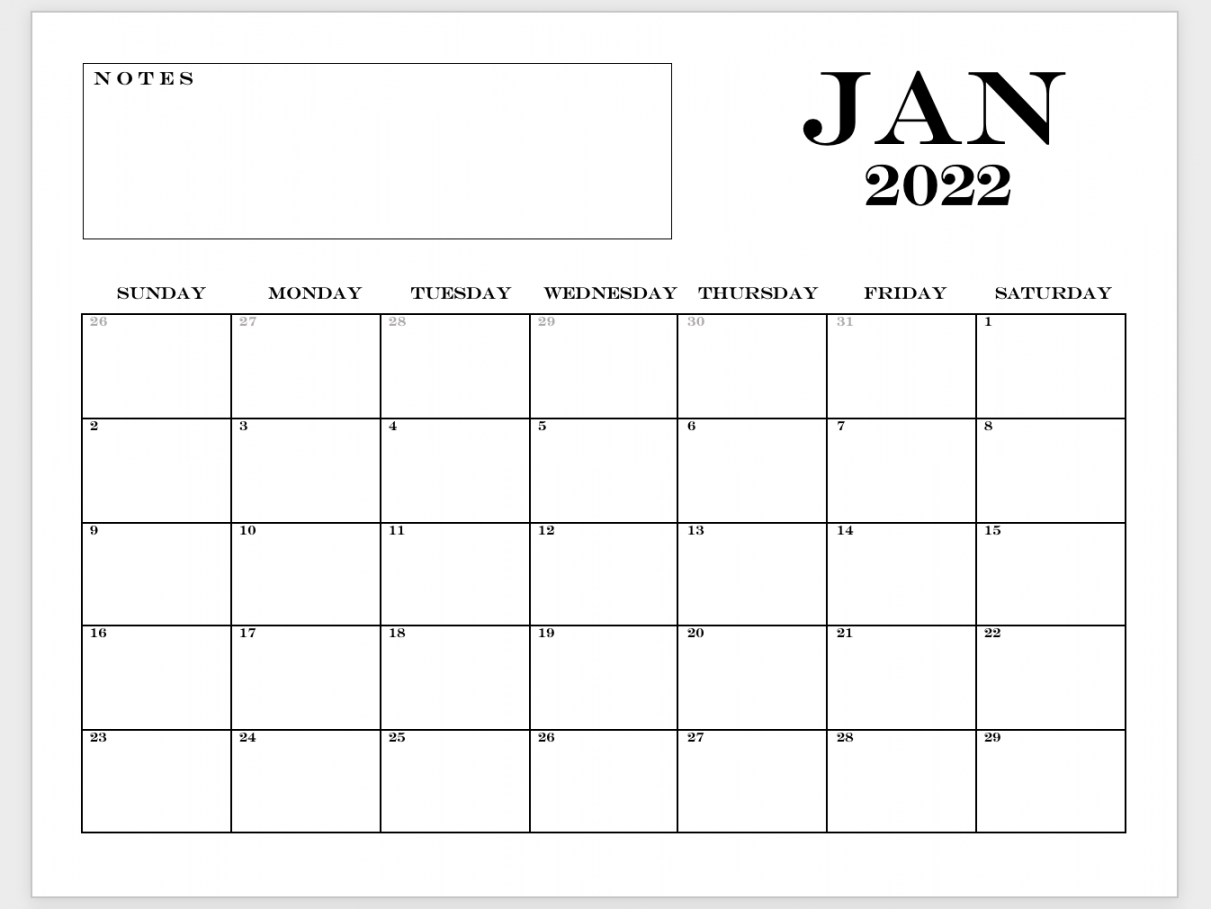 How to make a calendar in microsoft word (with examples