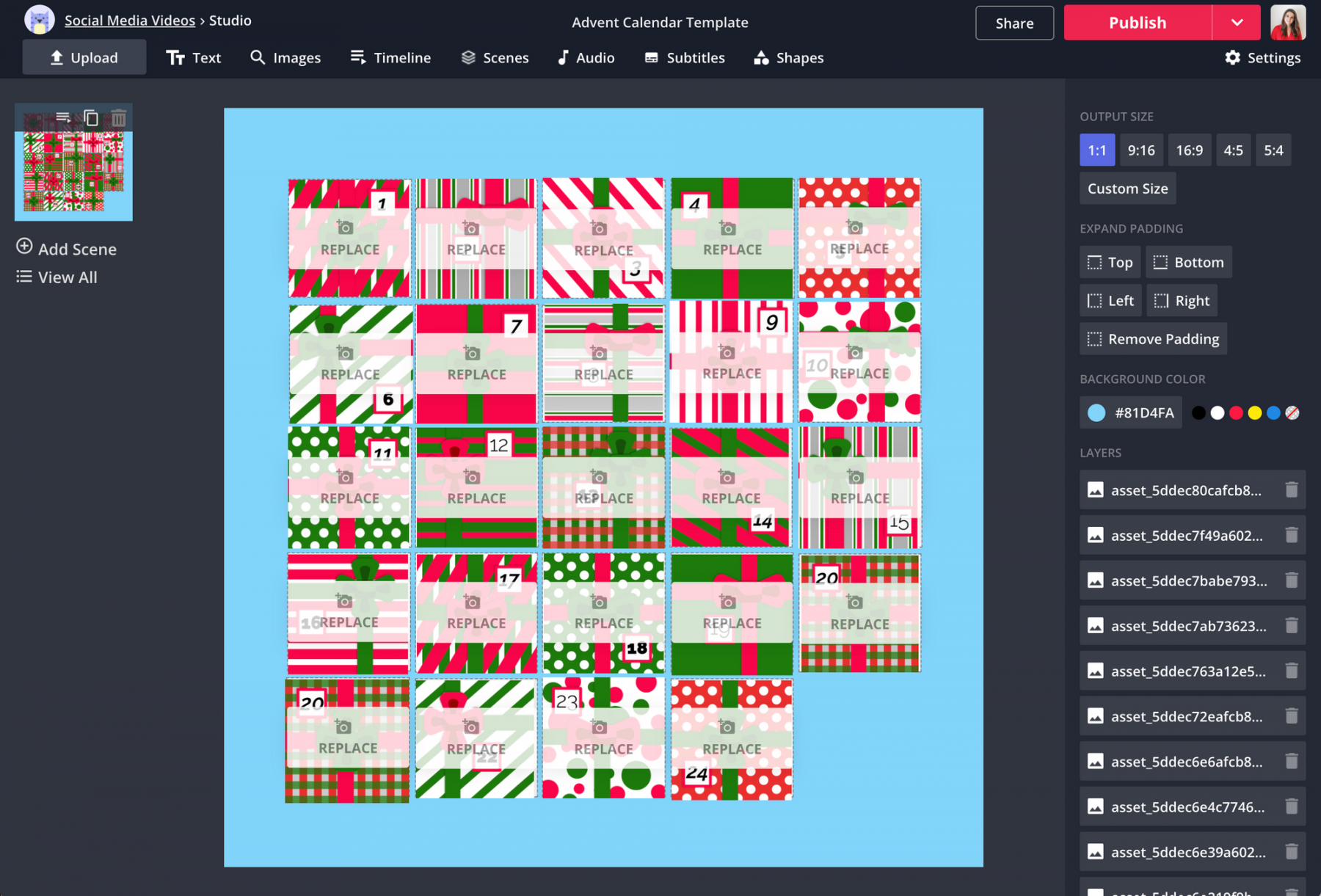 Make Your Own Digital Christmas Advent Calendar