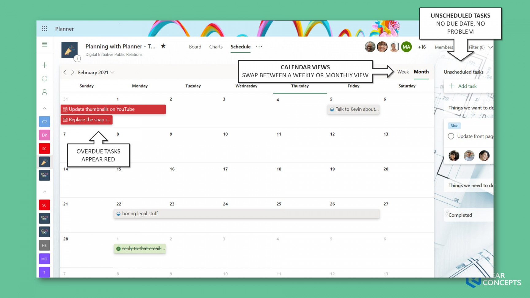 Navigating Microsoft Planner