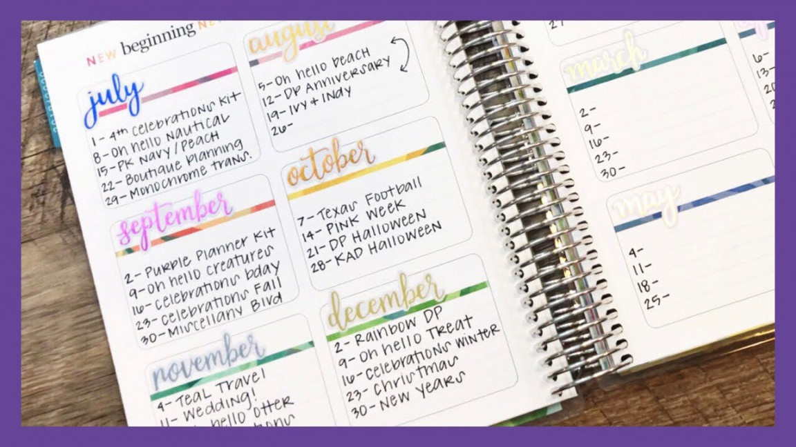 Setting Up My NEW Erin Condren Life Planner