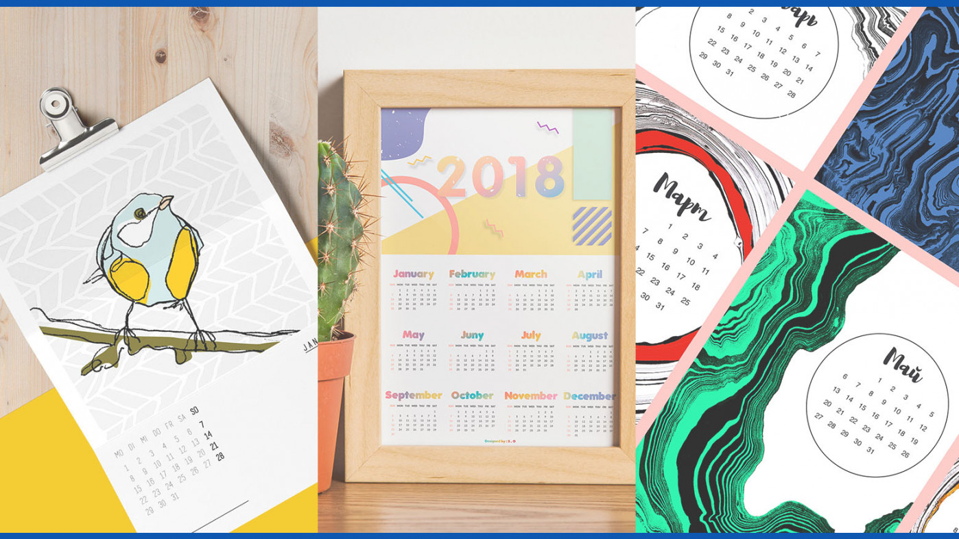 Stunning Calendar Designs for Inspiration (Updated