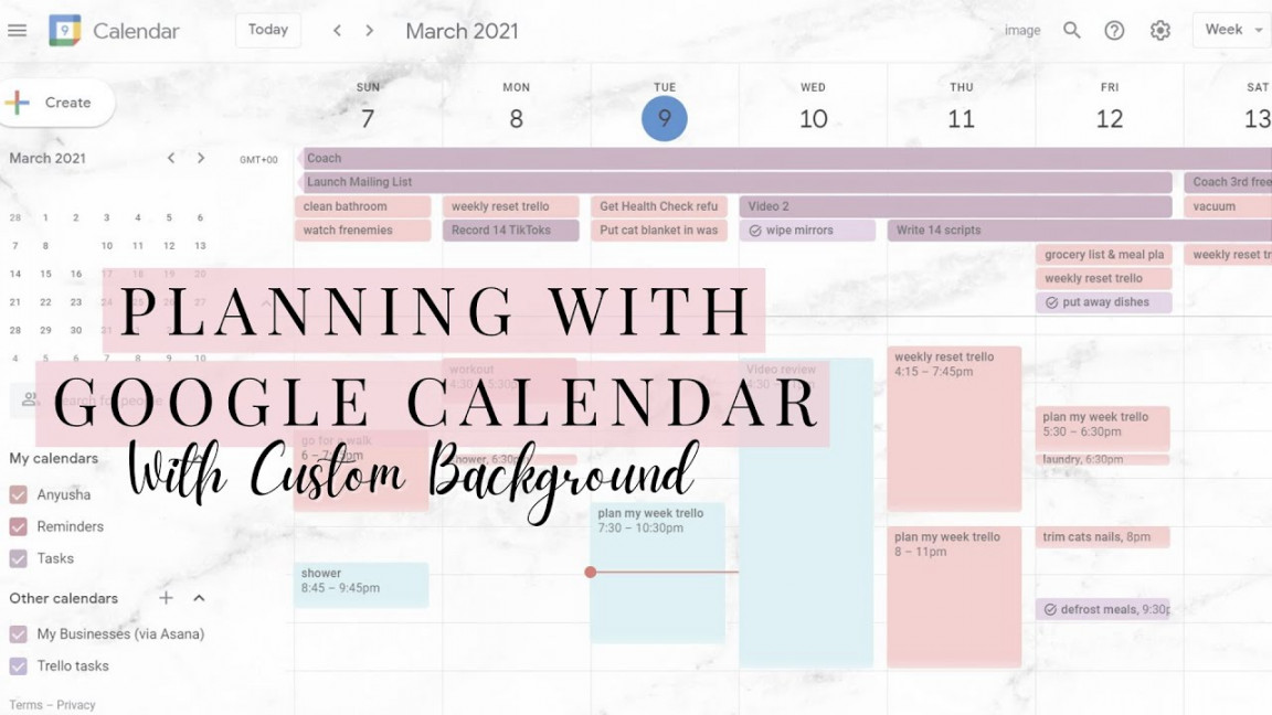 The ULTIMATE Google Calendar Planner System For EVERYTHING  TUTORIAL