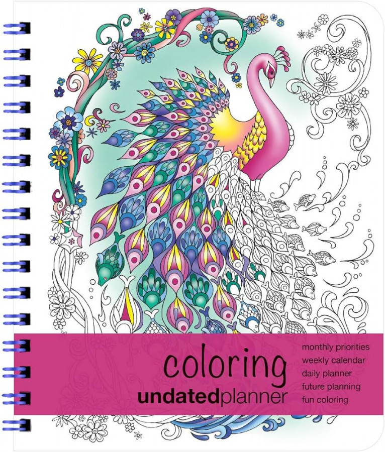 Undated Coloring Planner (