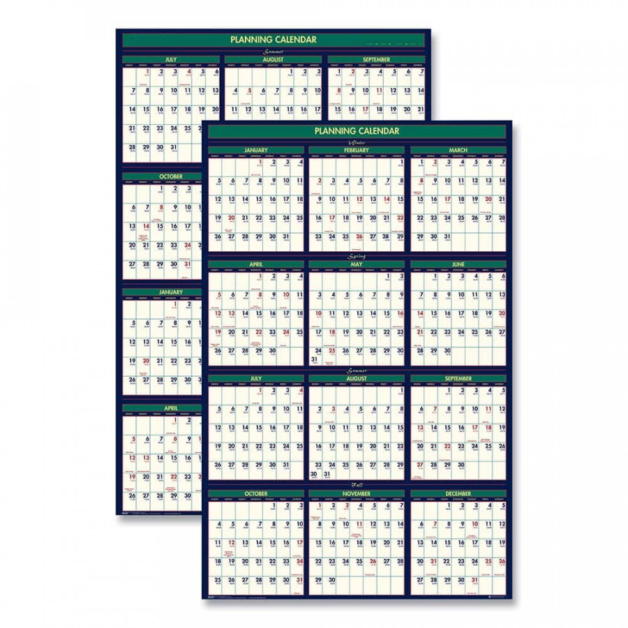 Wall Calendar:  Sheet, Planner Ruled