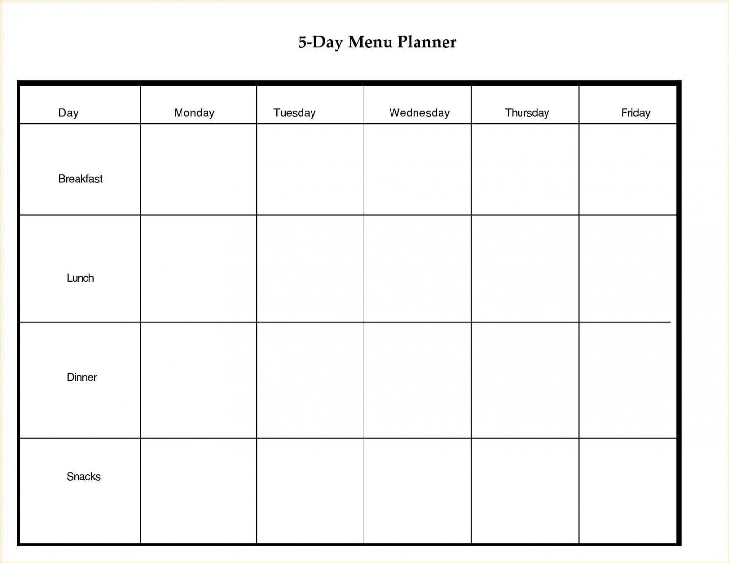 Blank days of the week calendar calendar printables, weekly