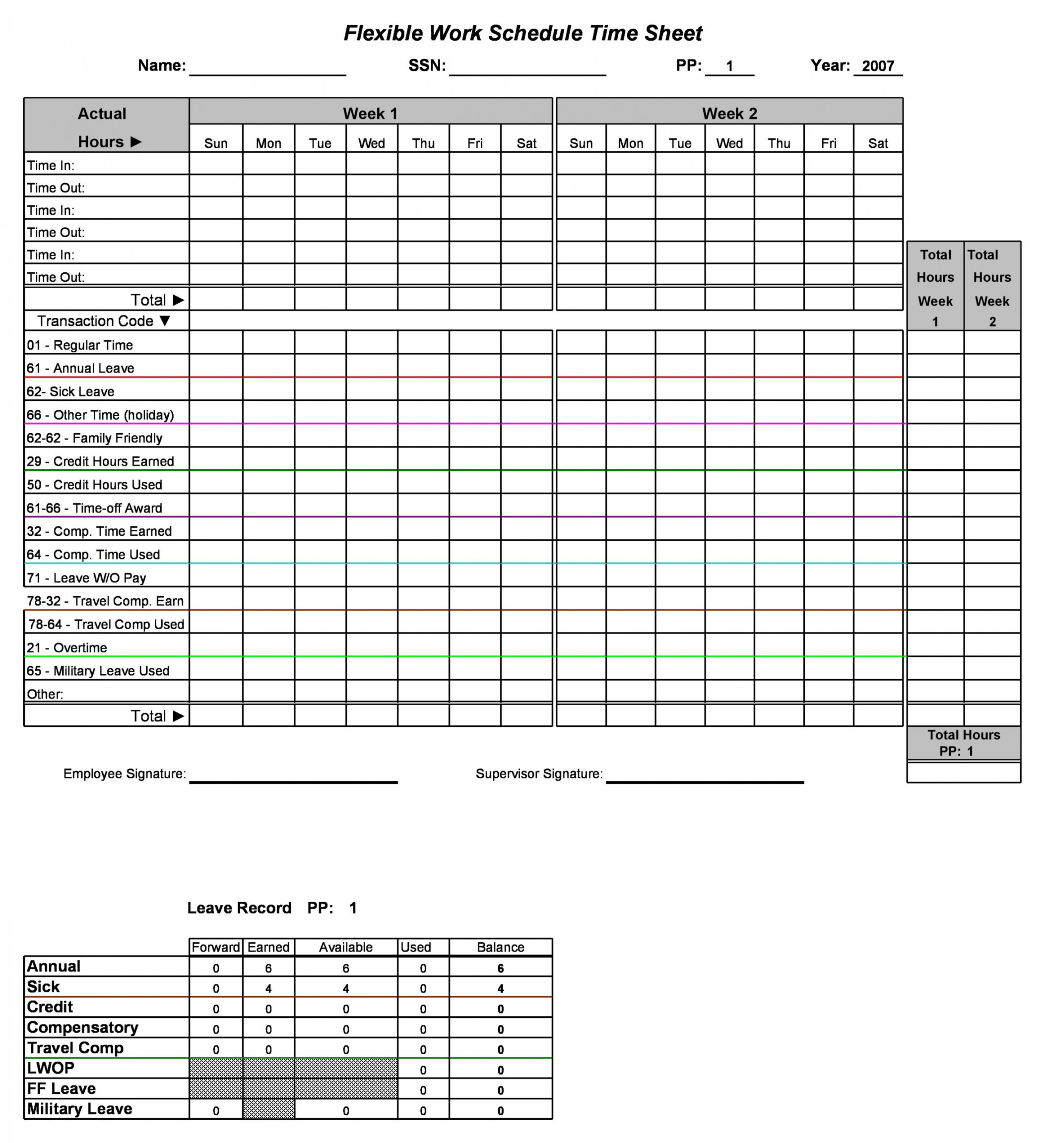 Free Employee Schedule Templates (Excel, Word, PDF)