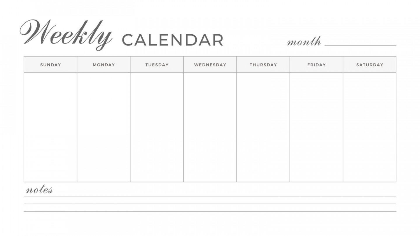 Free, printable, customizable weekly calendar templates  Canva