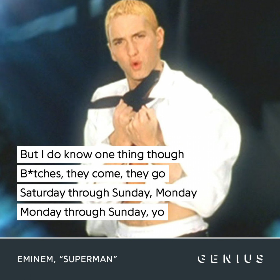 Genius on x: "drake flipped lyrics from eminem&#;s hit