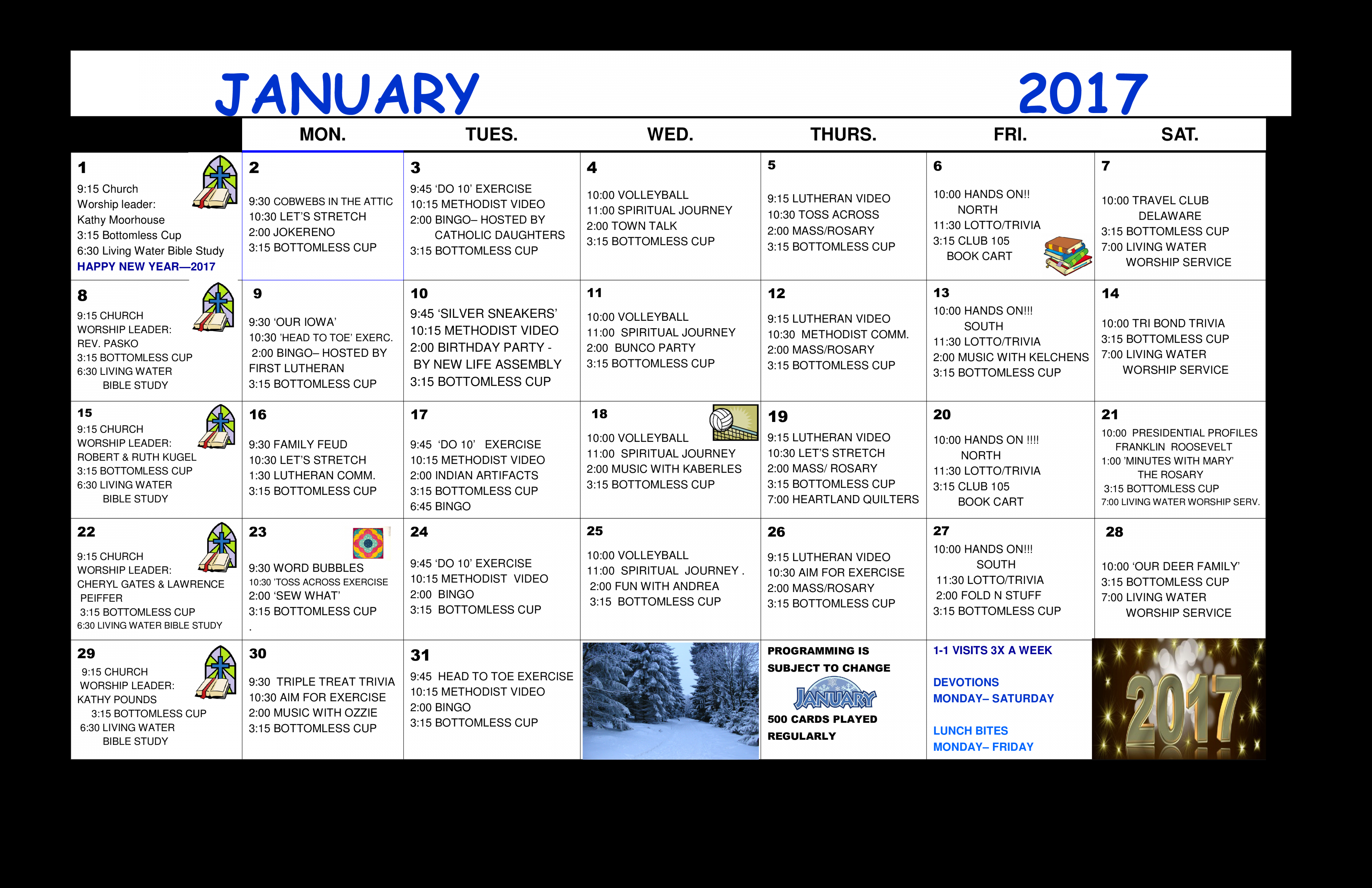 Monthly Activity Calendar - How to create a Monthly Activity