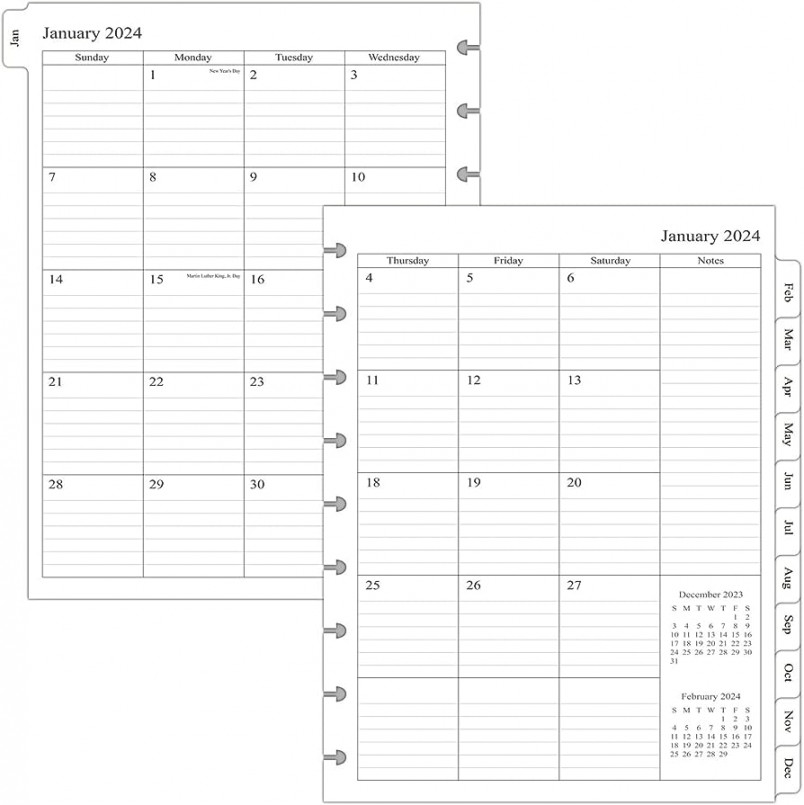 Monthly Planner Refills for Happy Planner,  Months from October   to December - See more   Monthly Planner Refills for