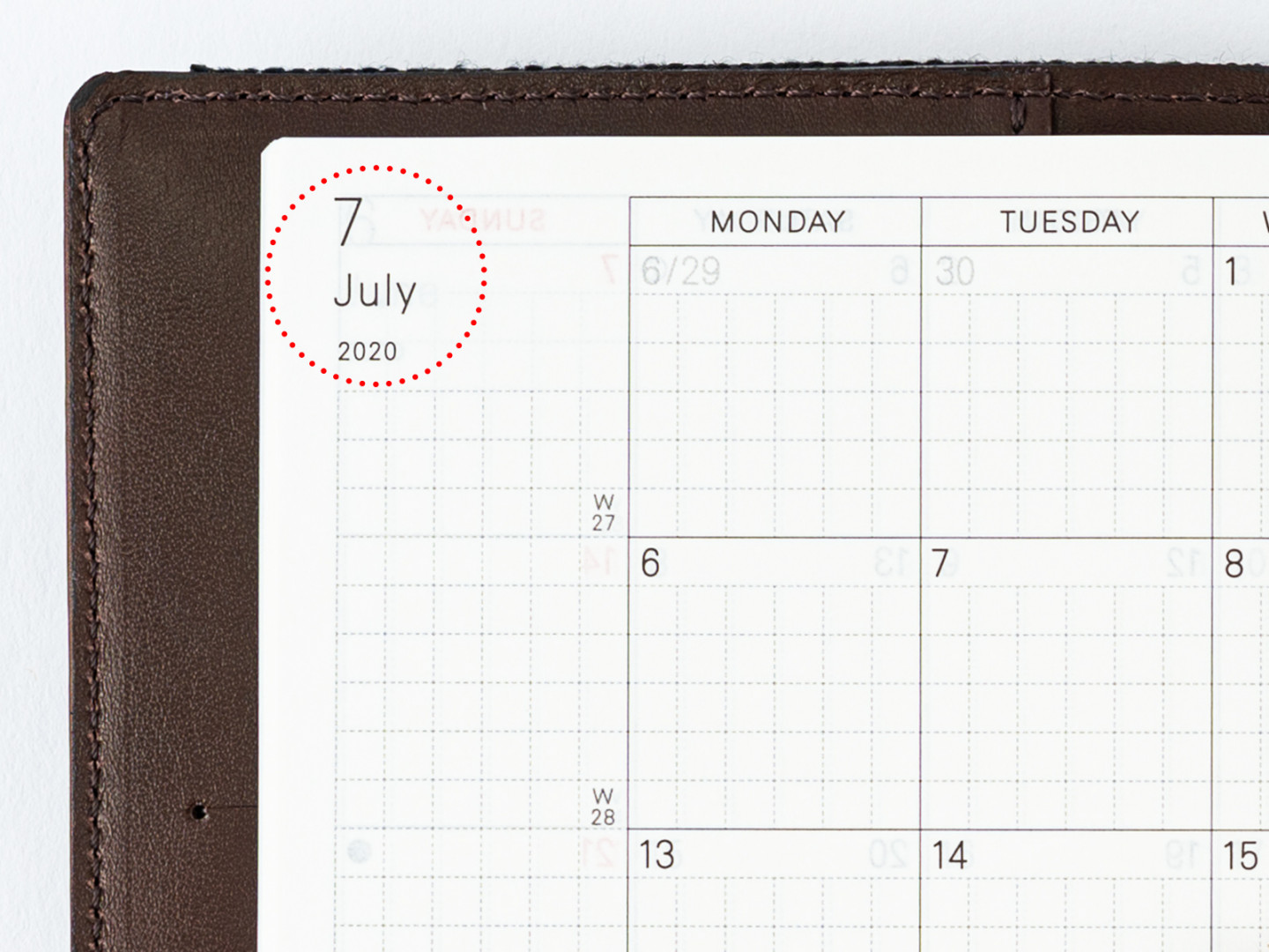 Planner / Monthly Calendar - Book Buying Guide - Hobonichi Techo