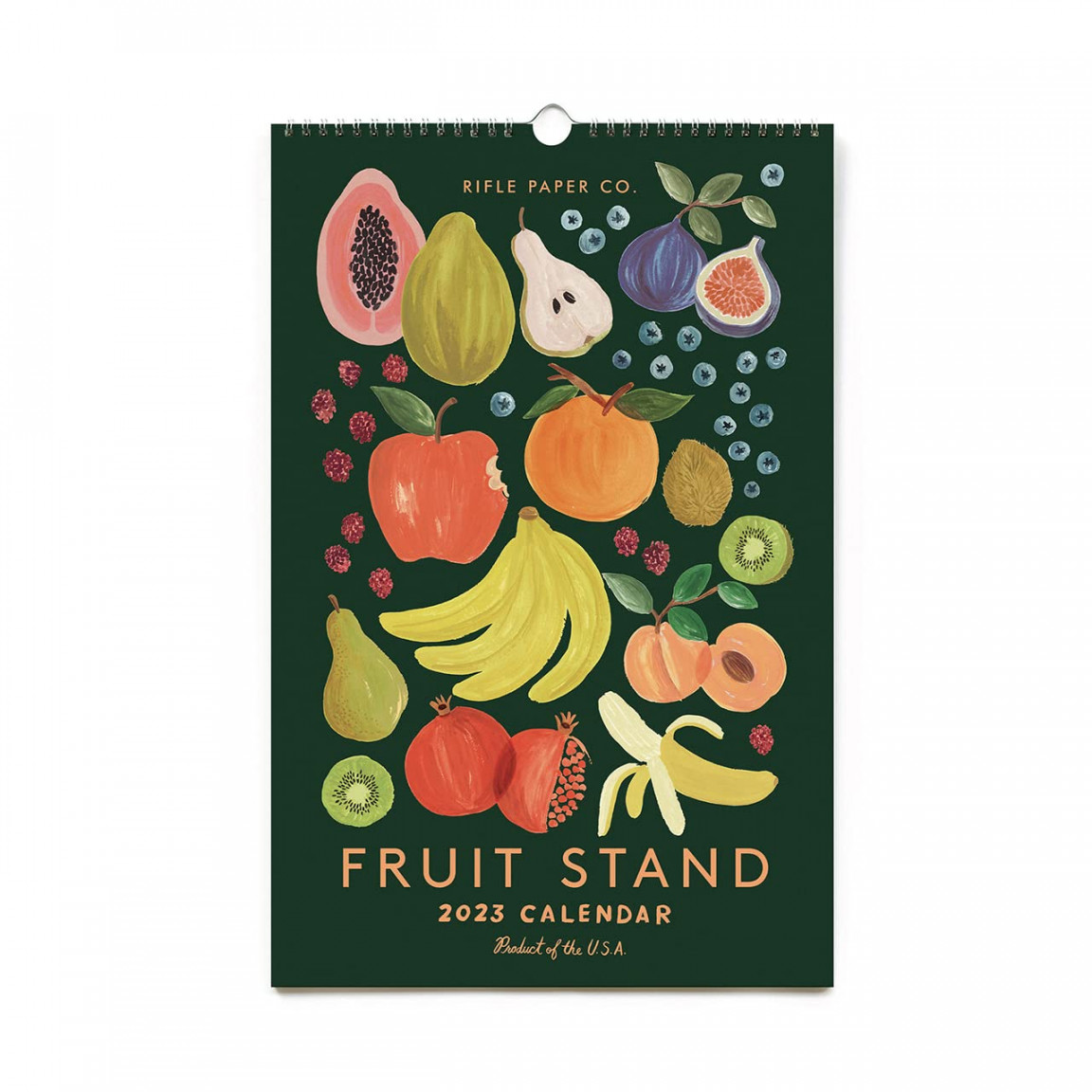 RIFLE PAPER CO. Fruit Stand  Wall Calendar, Features  Signature Fruit  Stand Illustrations, DouSee more RIFLE PAPER CO
