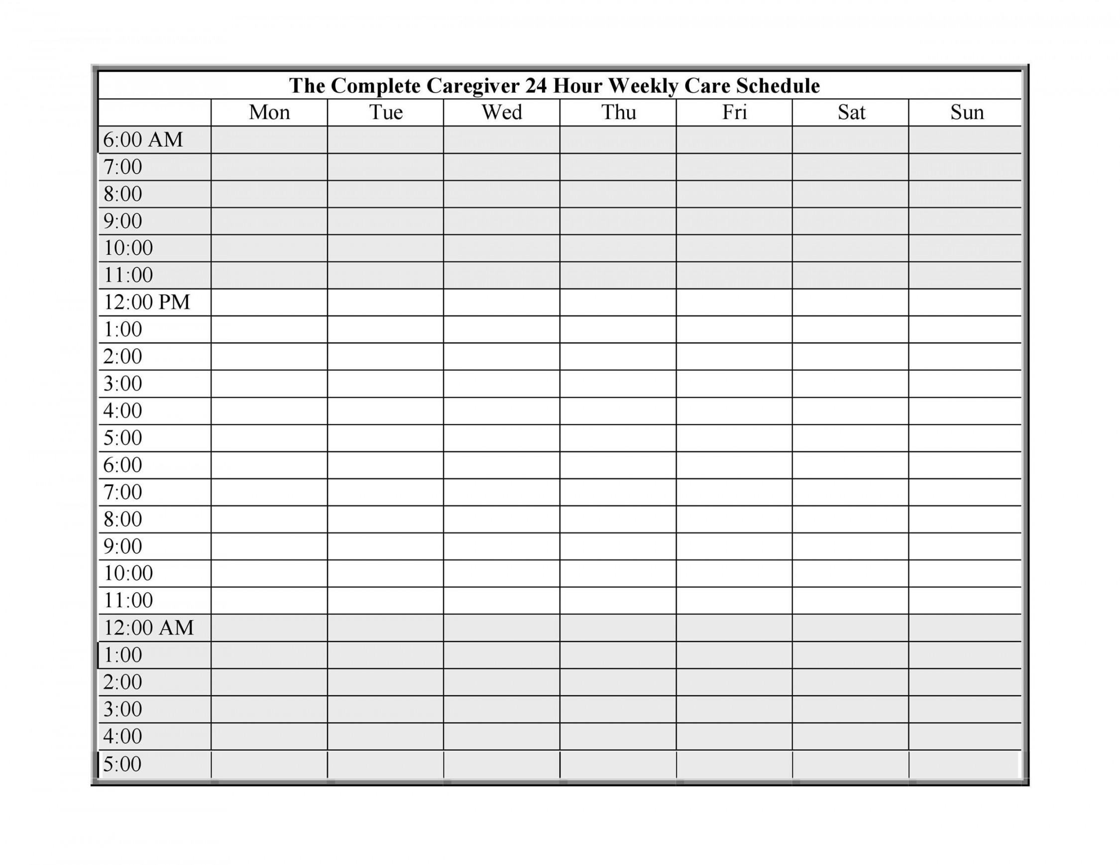 Great Medication Schedule Templates (+Medication Calendars)