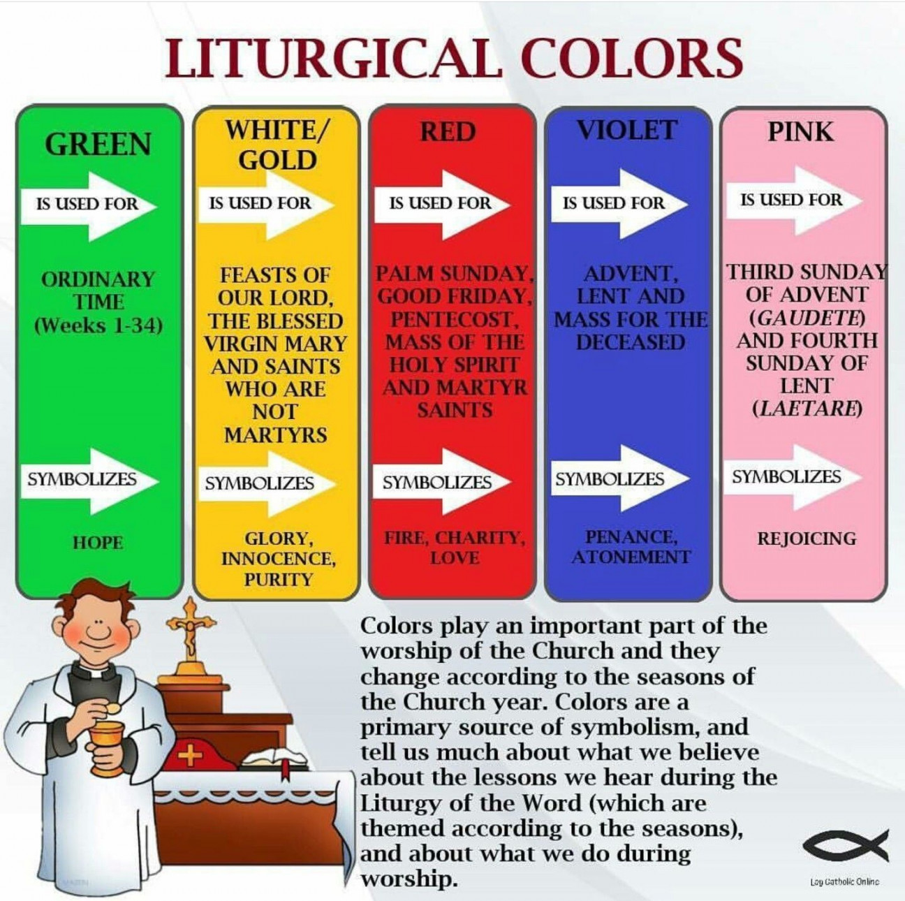 Catholic Liturgical Color For Lent  Colorpaints