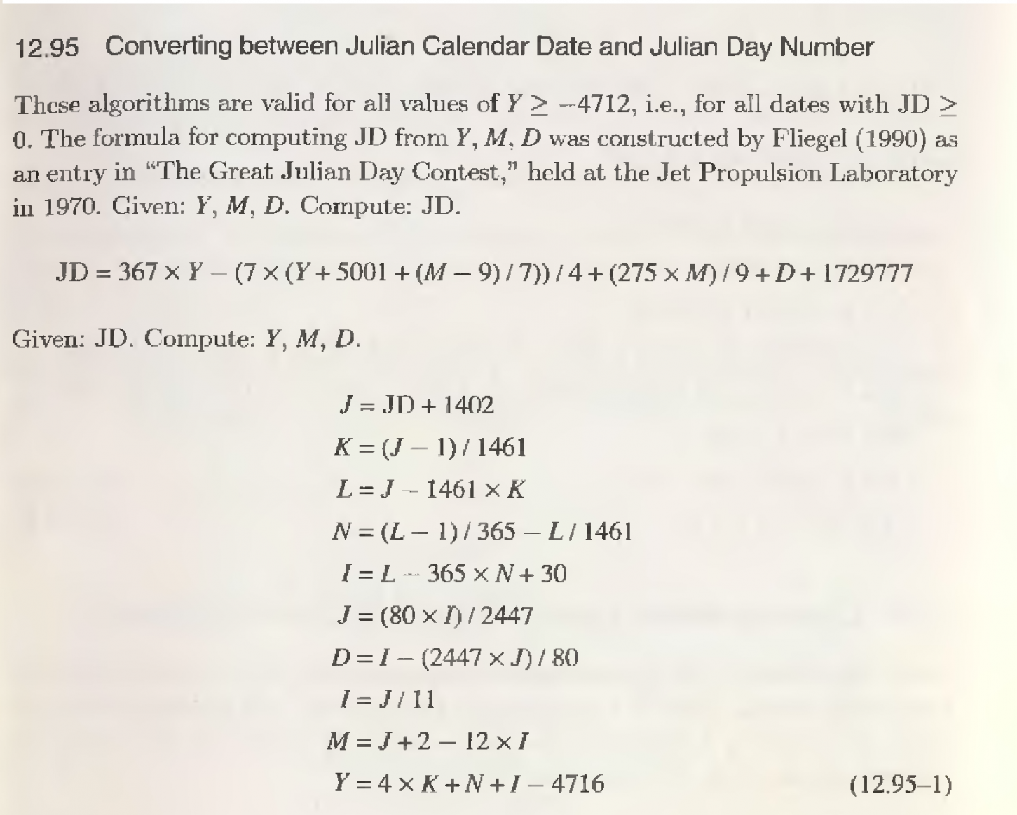 algorithm - Calculation of Julian day is off for negative dates