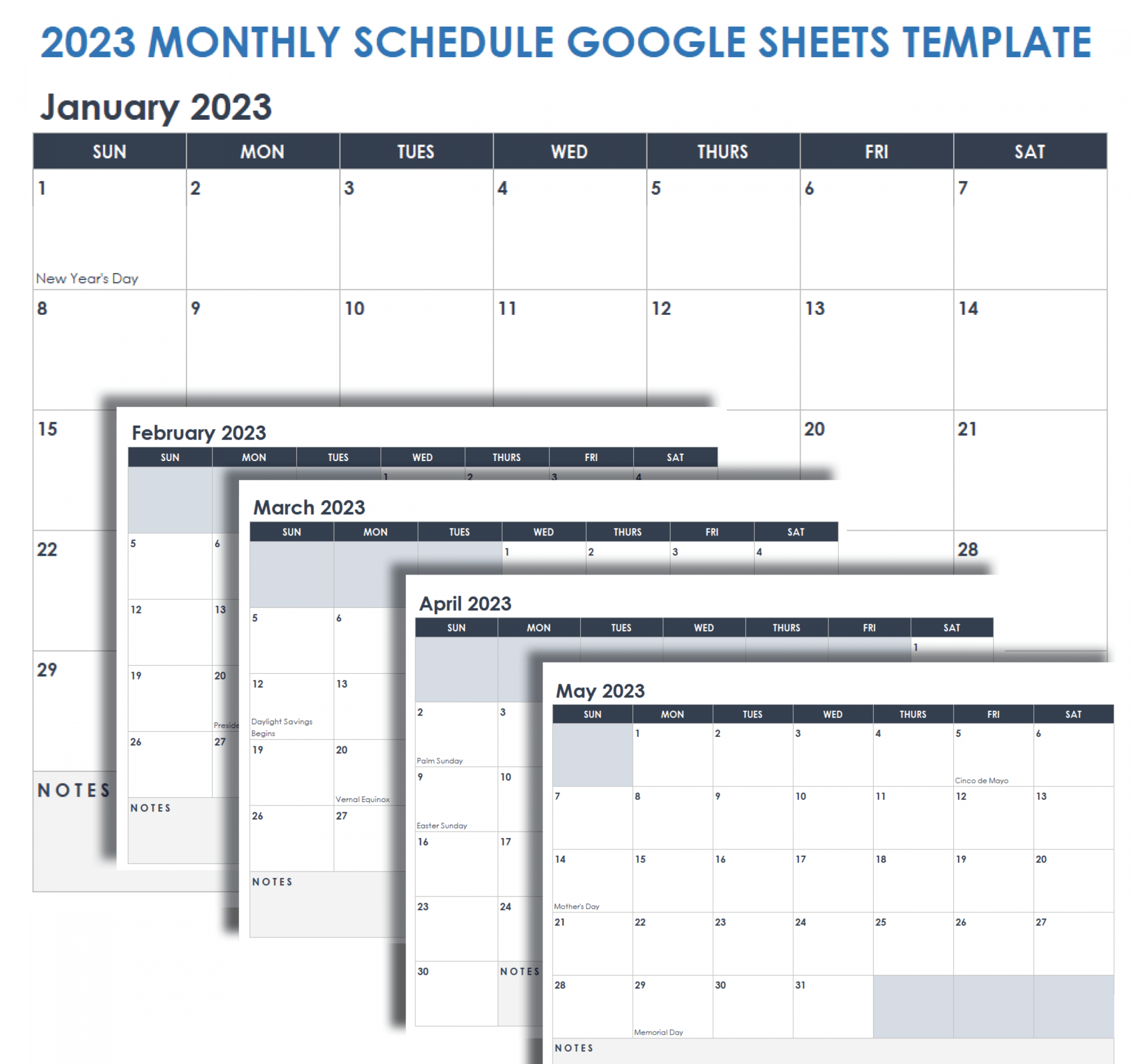 Free Google Sheets Schedule Templates  Smartsheet