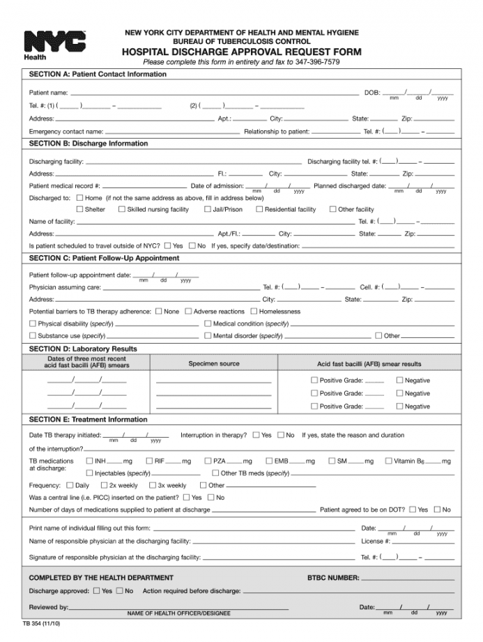 Hospital Discharge Papers - Fill Online, Printable, Fillable