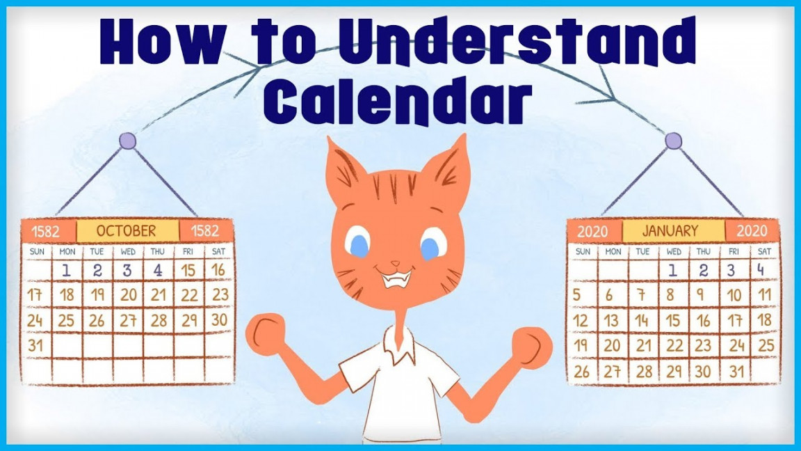 How To Understand Calendar  Learning Video For Kids in English