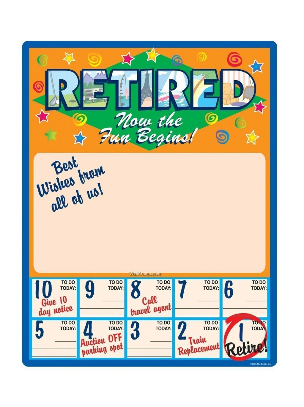 Retirement Countdown Calendar Ideas