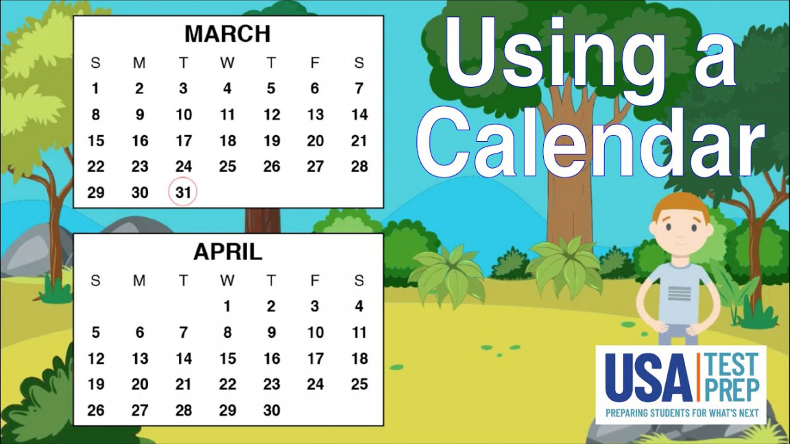 Using a Calendar