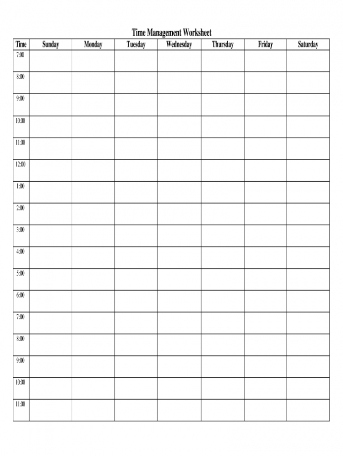 Blank Weekly Calendar - Fill Online, Printable, Fillable, Blank