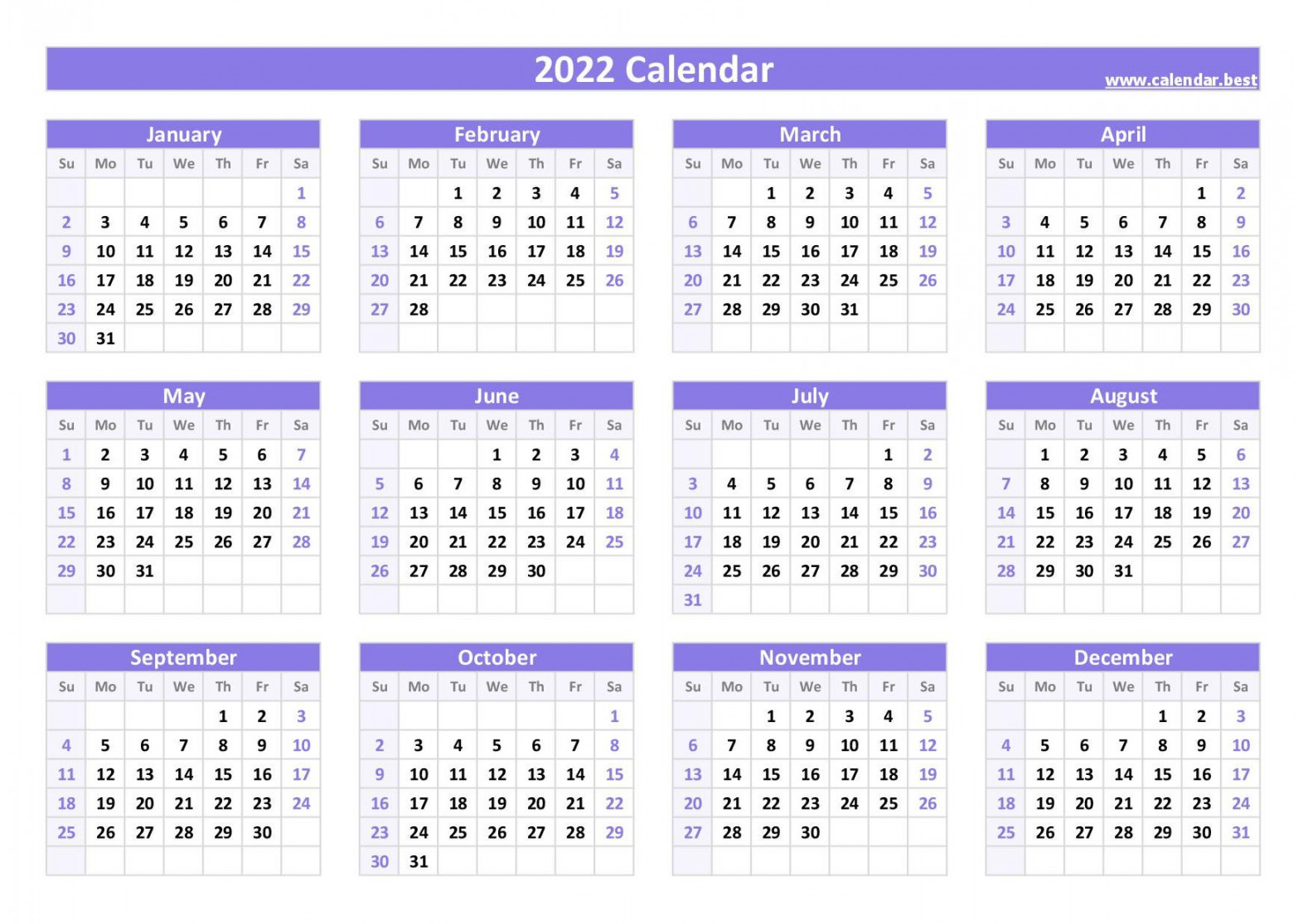 calendar with week numbers