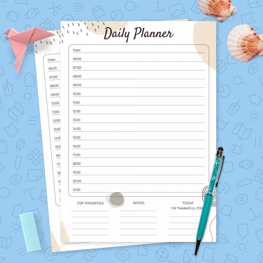 Daily Calendar - Download Printable Daily Calendars PDF