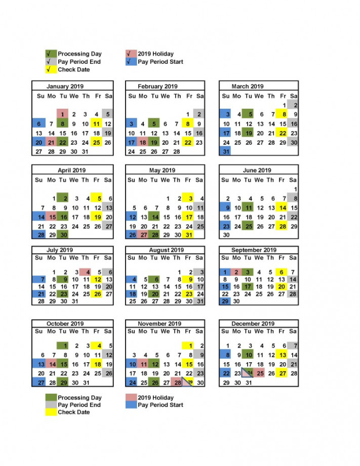 Federal Pay Calendar