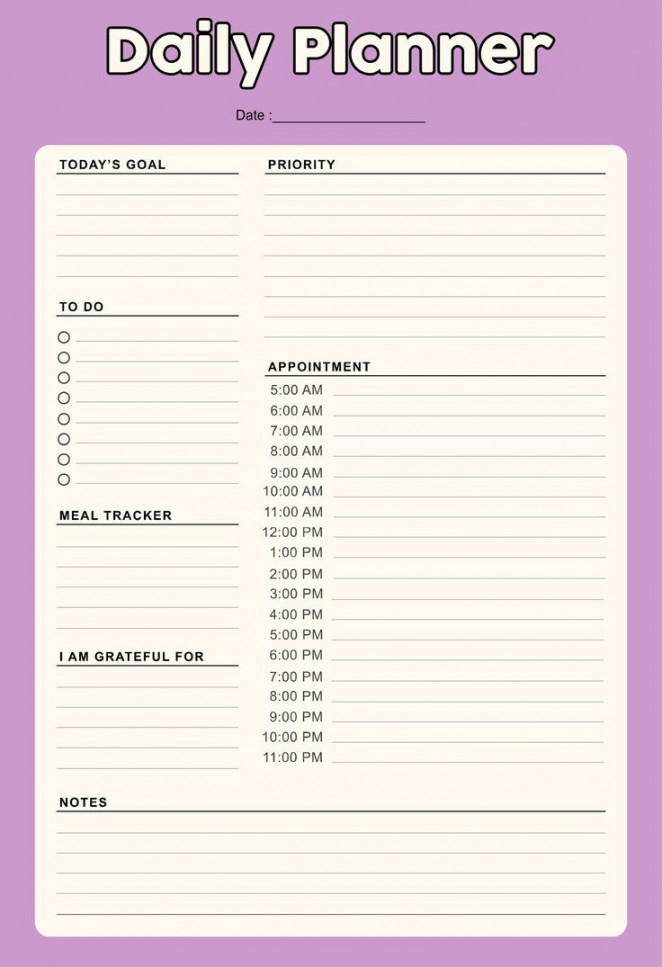 Free Printable Time Management Calendar  Printablee  Time