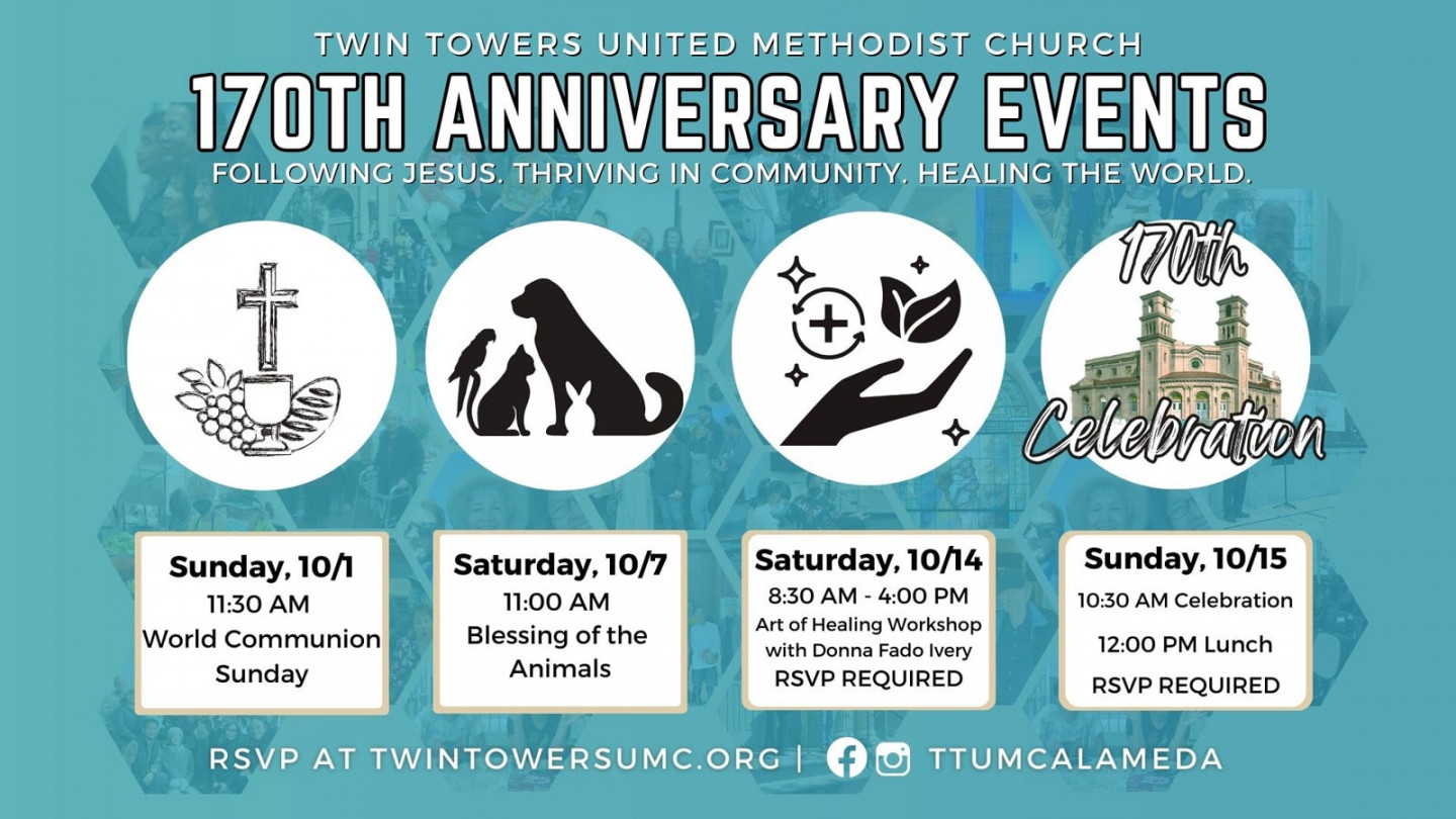 Join Twin Towers UMC to Celebrate  Years