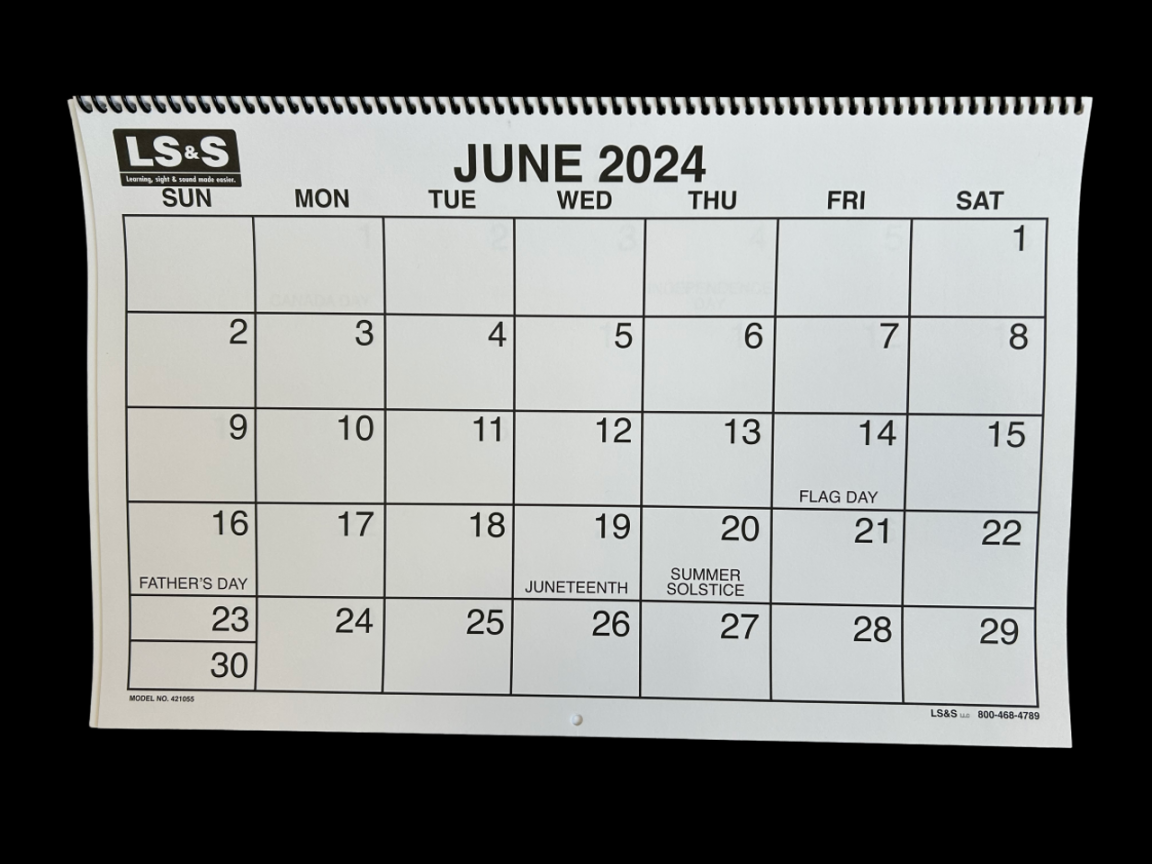 Large Print Wall Calendar