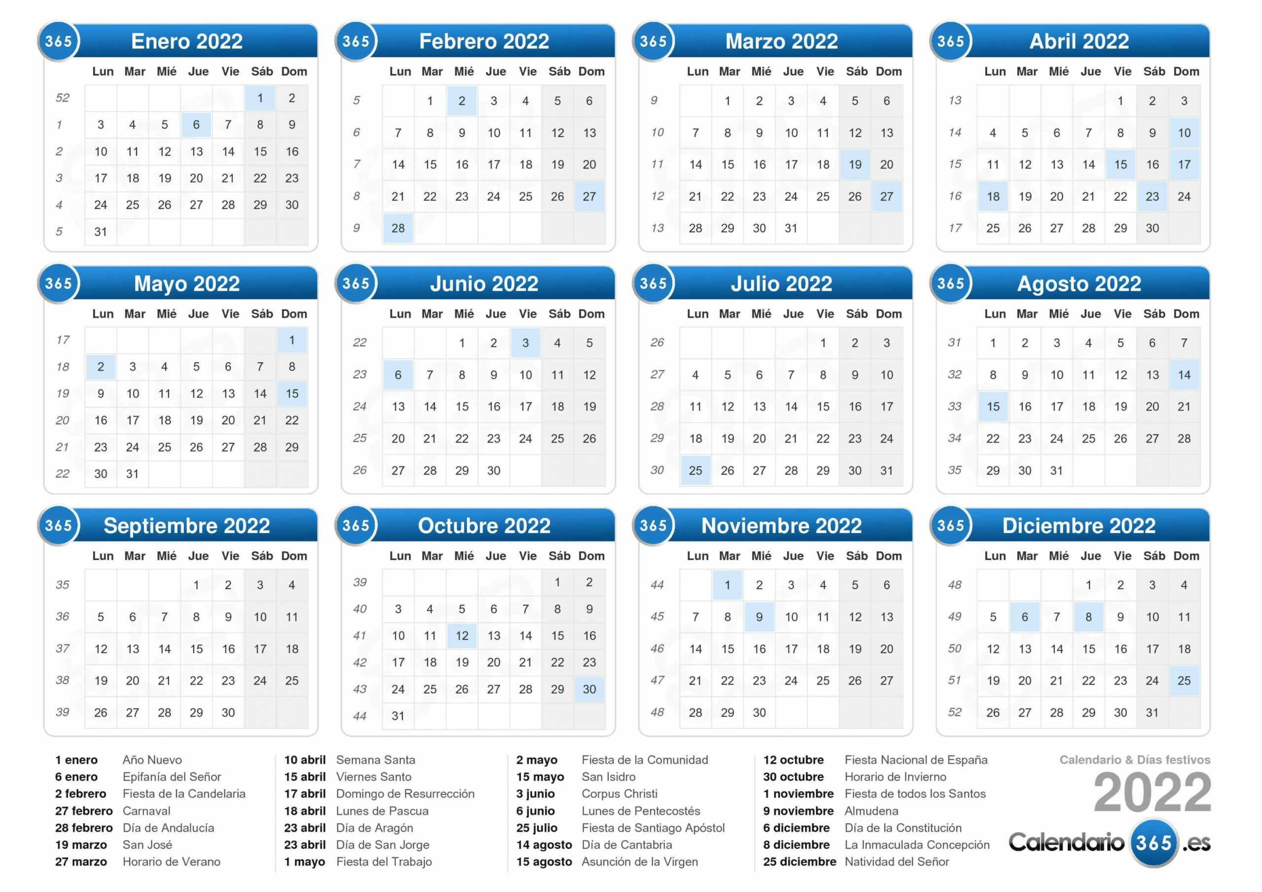 Calendario