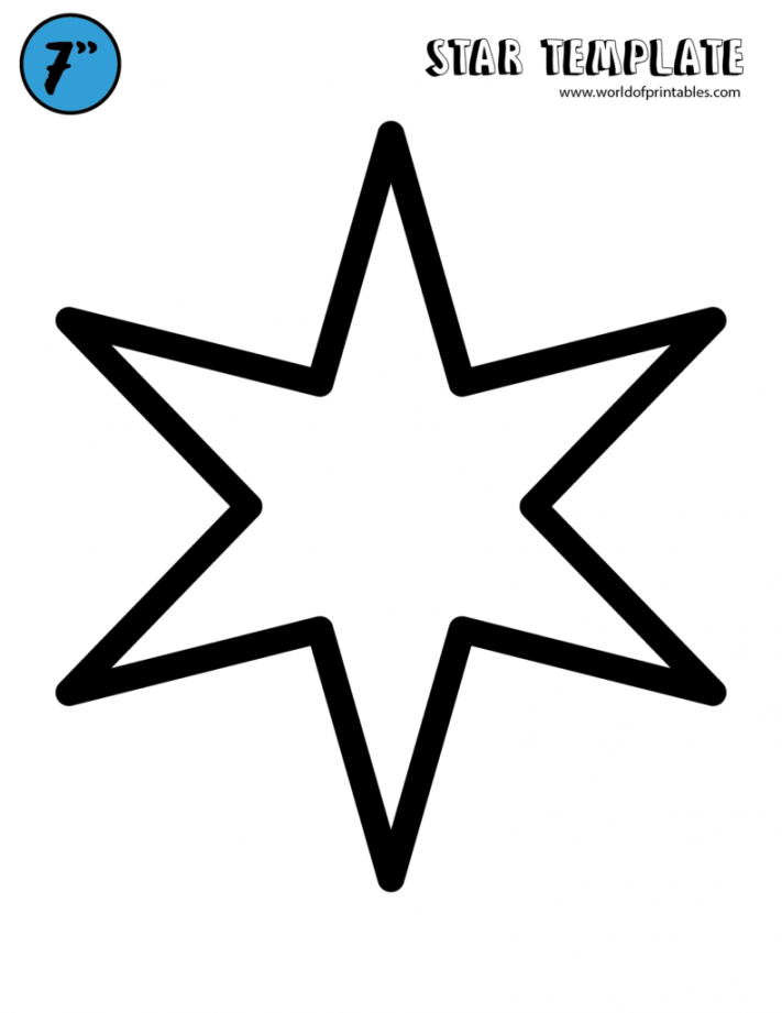 Free Star Template Printables - World of Printables