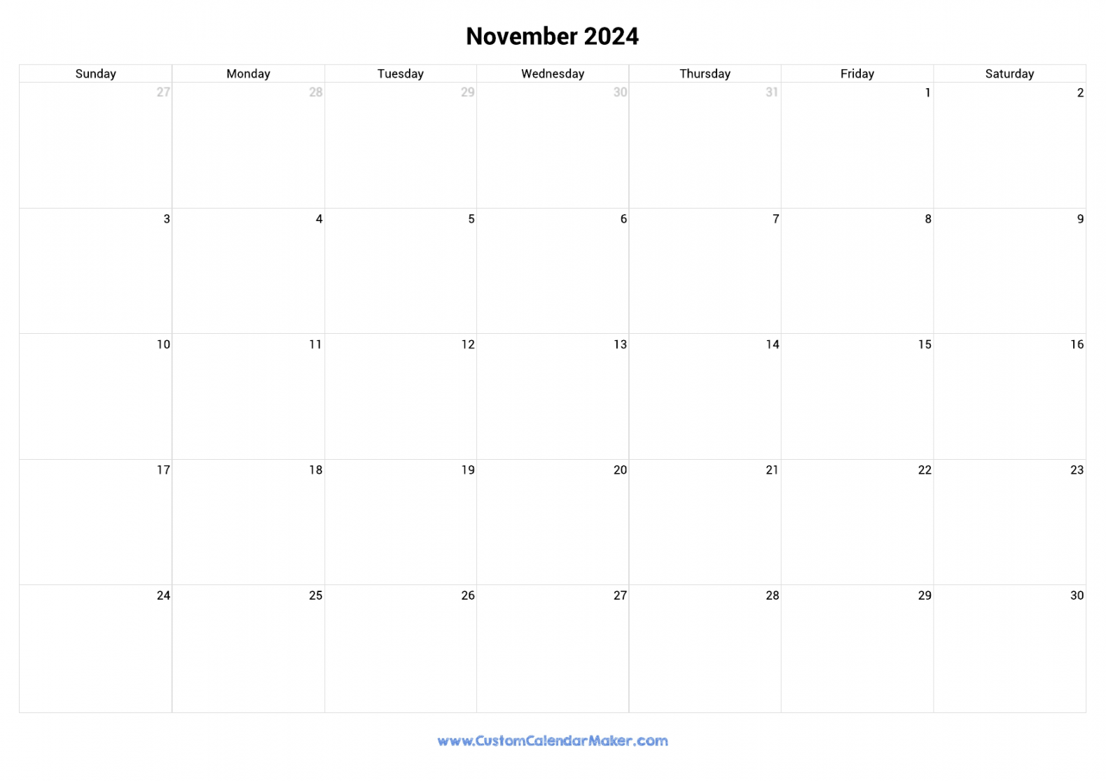 November  Printable Calendar With Australia Holidays