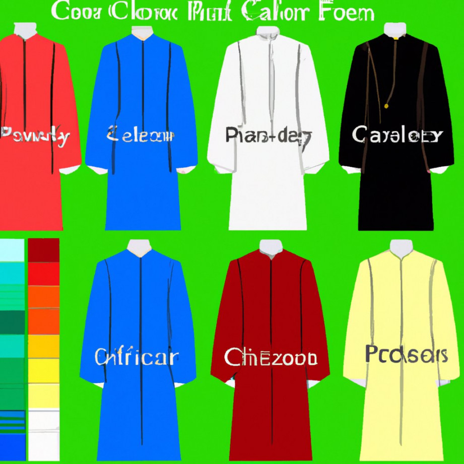 What do the colors of clergy shirts mean?