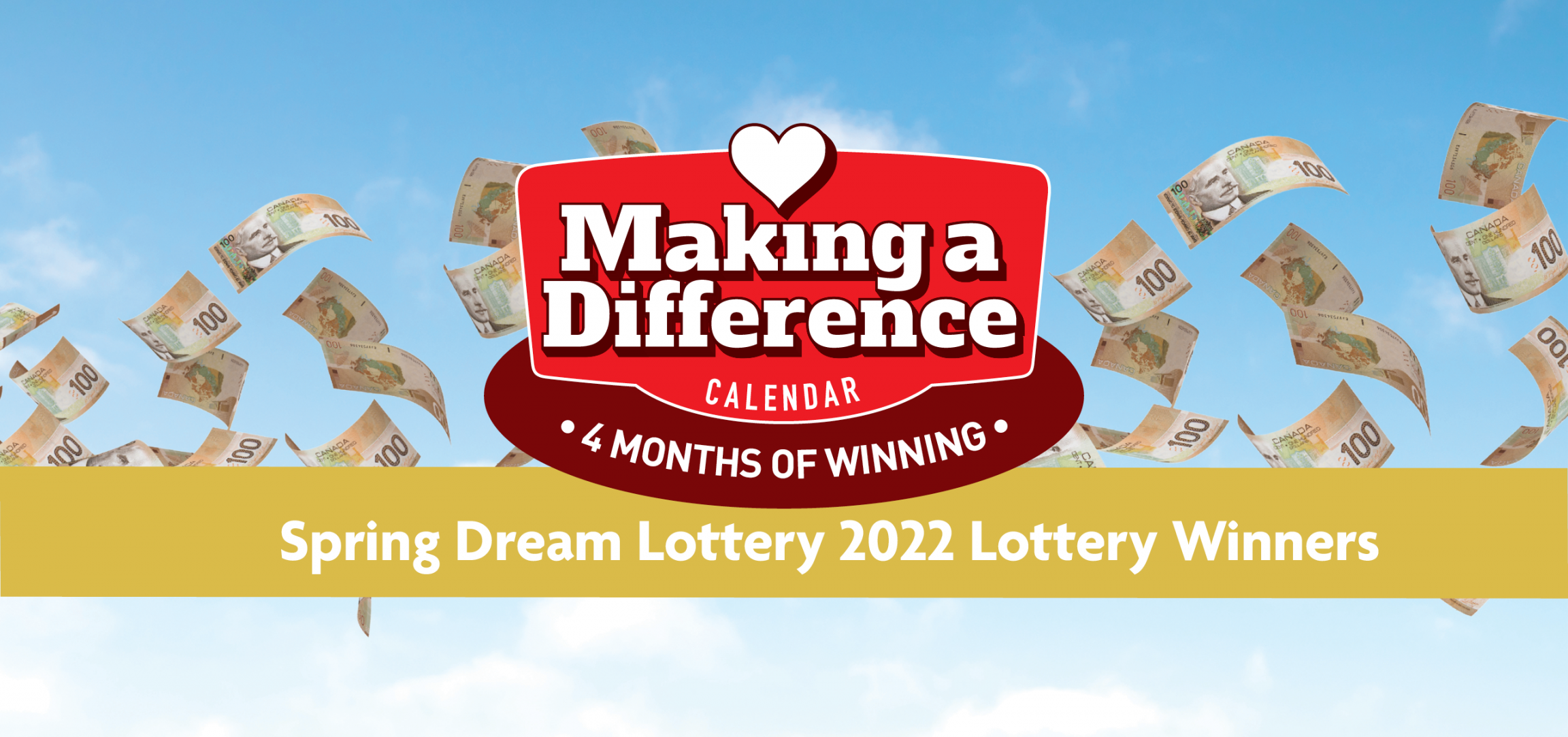 Spring  Calendar Winners  Dream Lottery Ontario