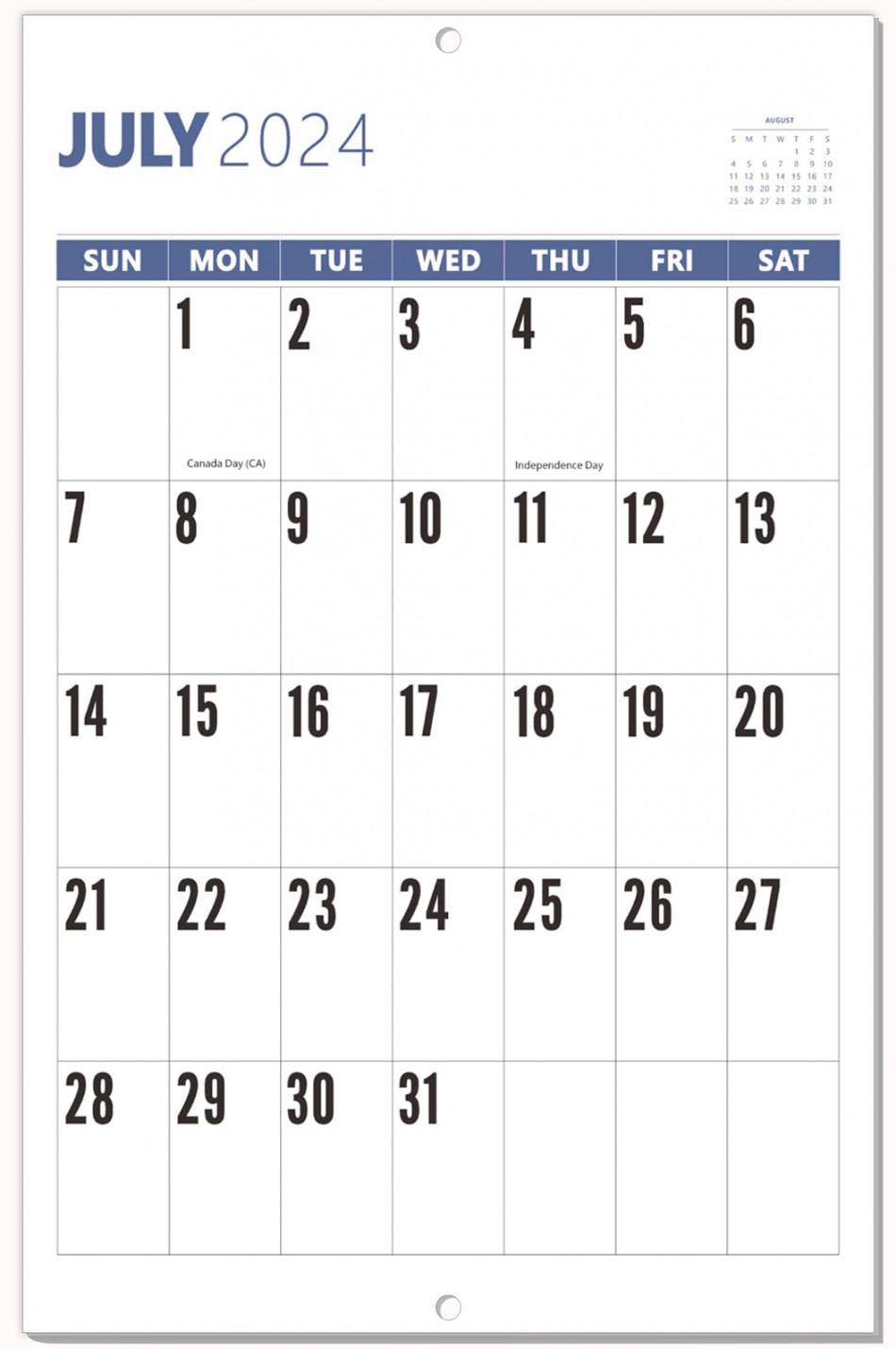 Wall Calendar -, KOPEESY Large Wall Calendar from July  to  January ,