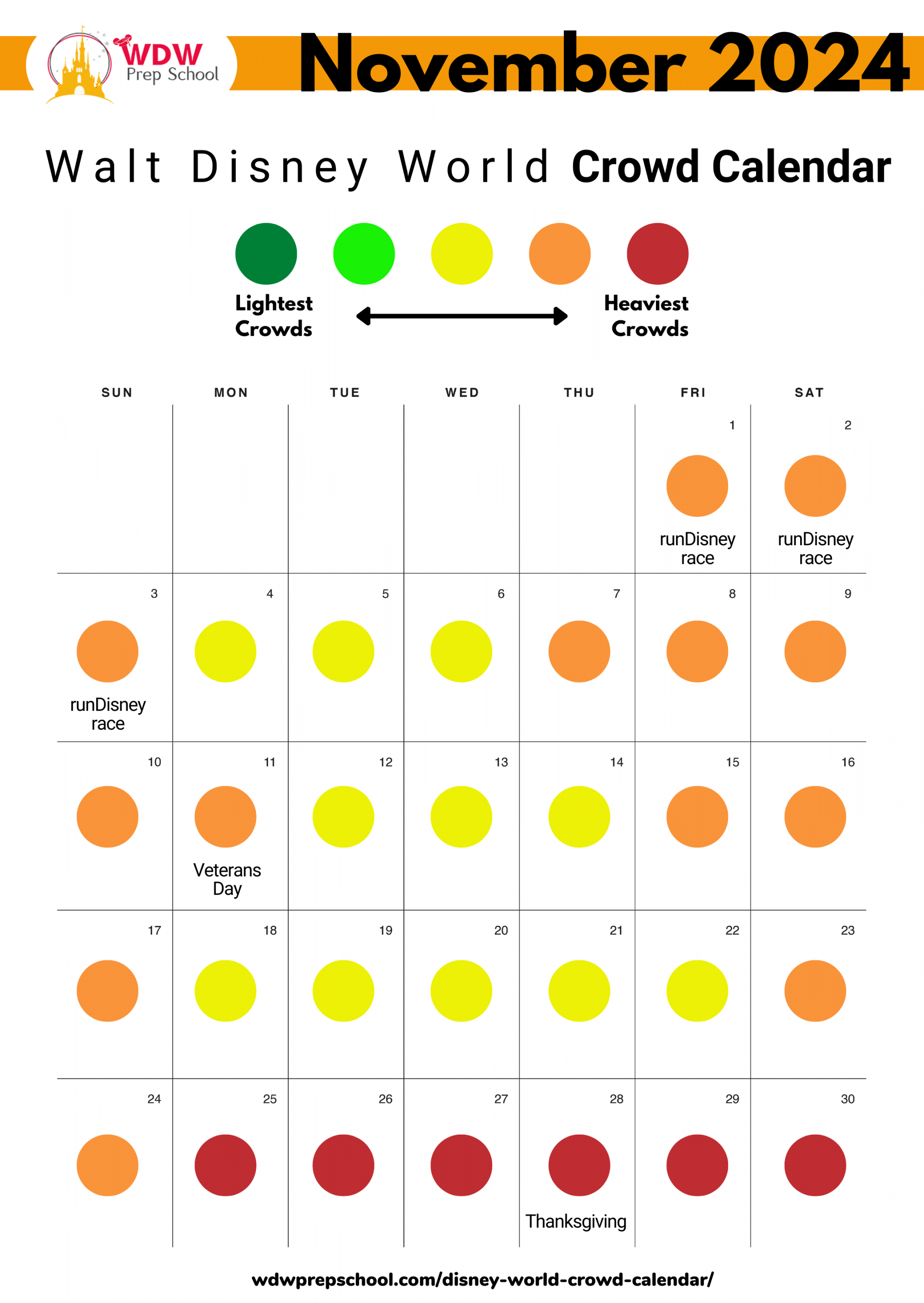 &  Disney World Crowd Calendar (best times to go)