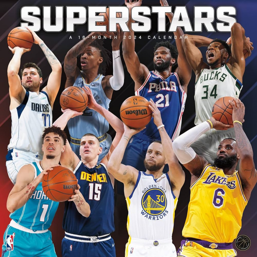 NBA Superstars Wall Calendar