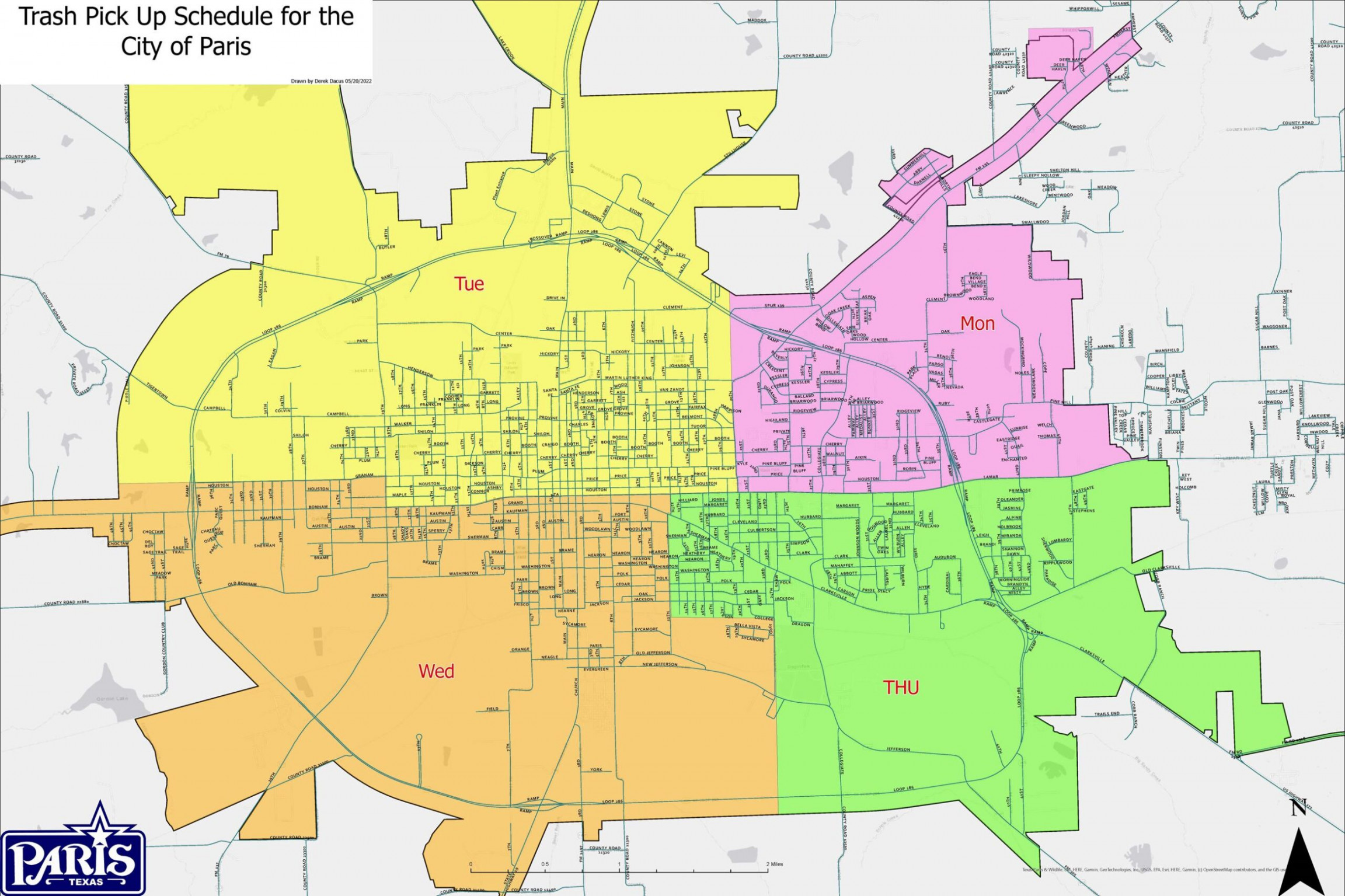 New trash collection schedule beings June  - MyParisTexas