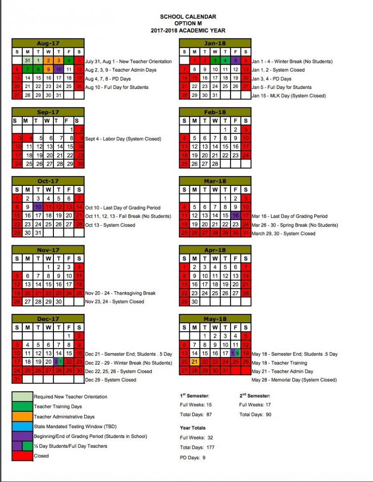 Williamson County Calendar - Floral Printable Calendar