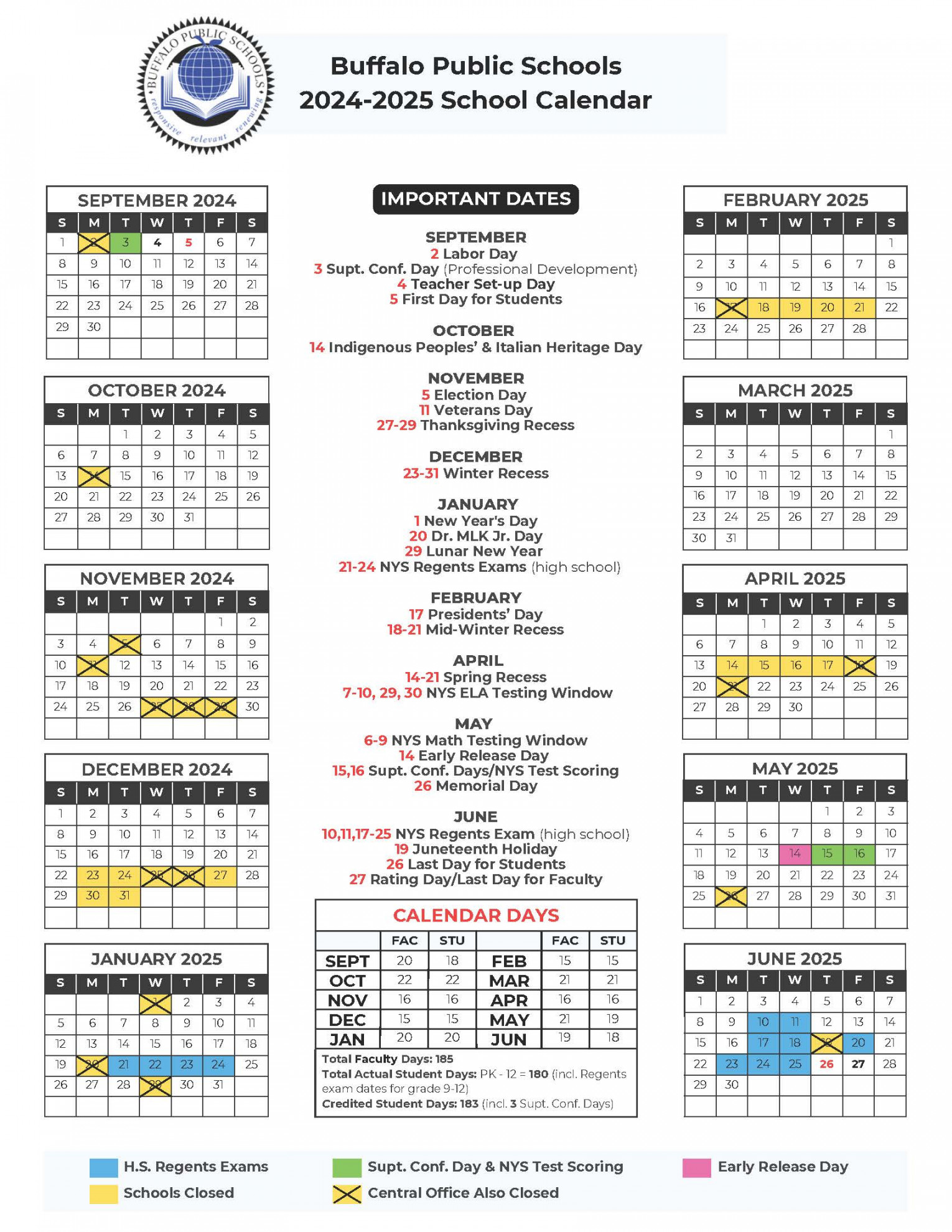 BPS Calendar