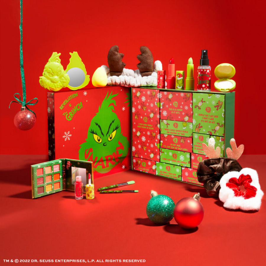 The Grinch x Makeup Revolution  Days Advent Calendar - Advent Alley