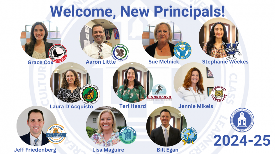 PUSD Announces New Principals for - School Year  TURTLEBACK