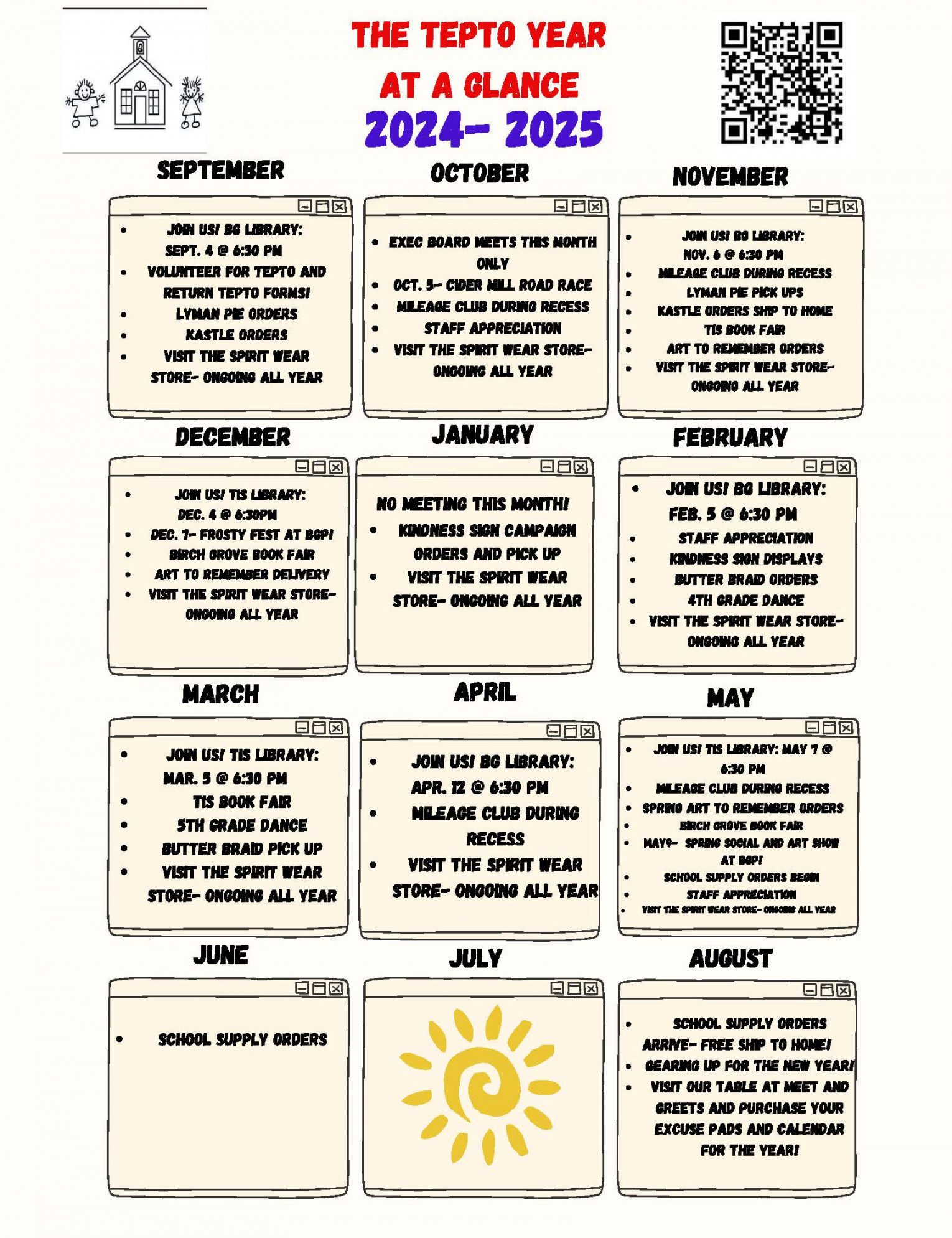 TEPTO Calendar/Events - Tolland Intermediate School