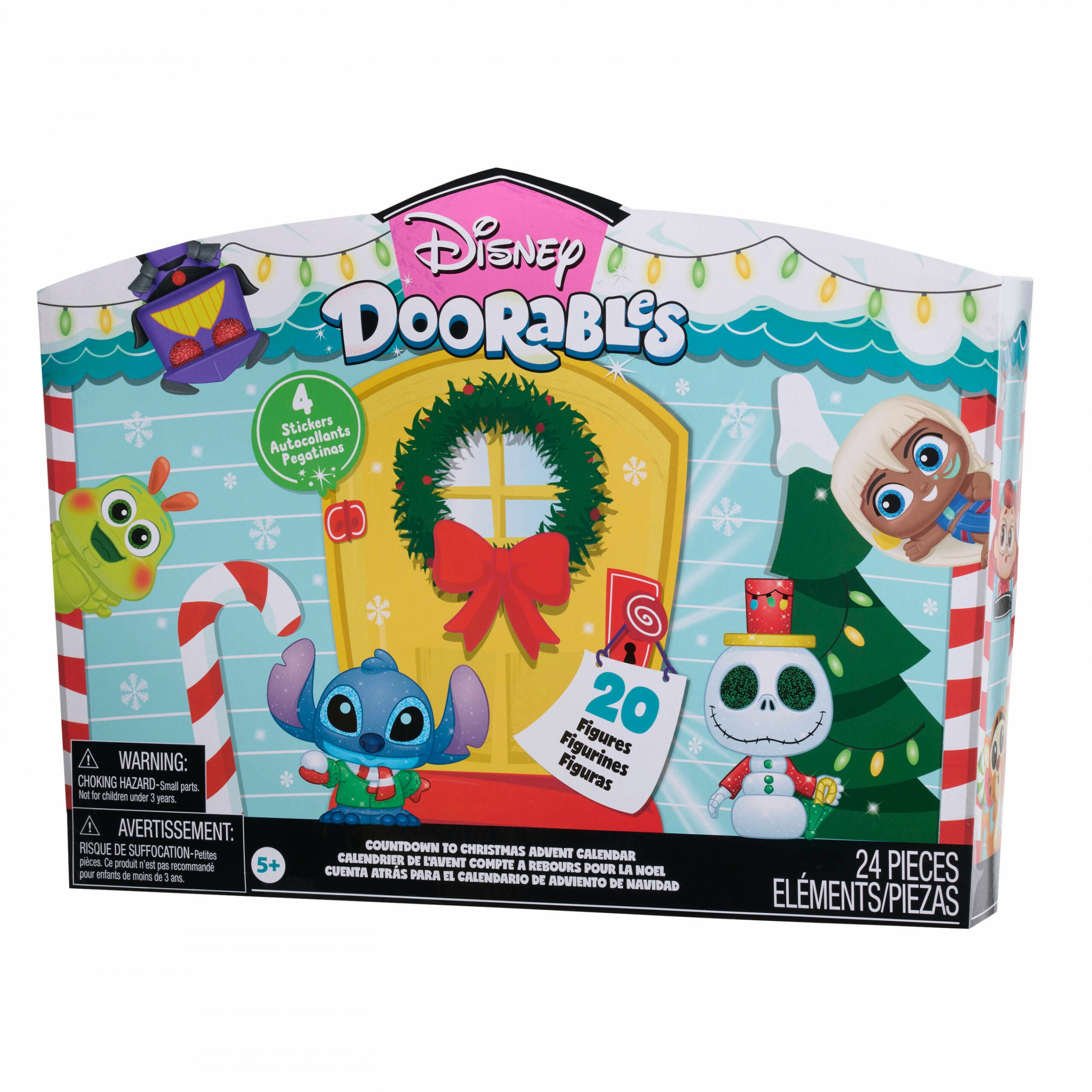 Disney Doorables Countdown to Christmas Advent Calendar Figures